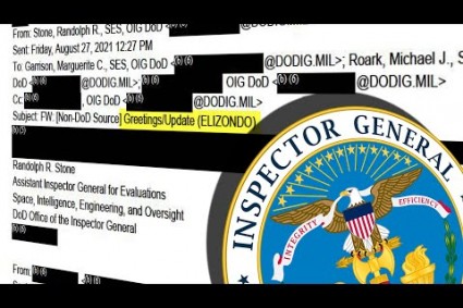 DoD/IG Emails on Luis Elizondo – A Small Puzzle Piece Revealed