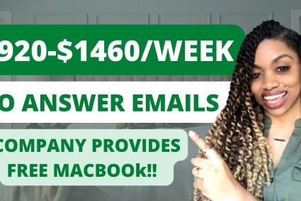 *FREE MacBook* EASY $920-$1400/Week! No Talking Just Respond To Emails I Work From Home Job 8/10